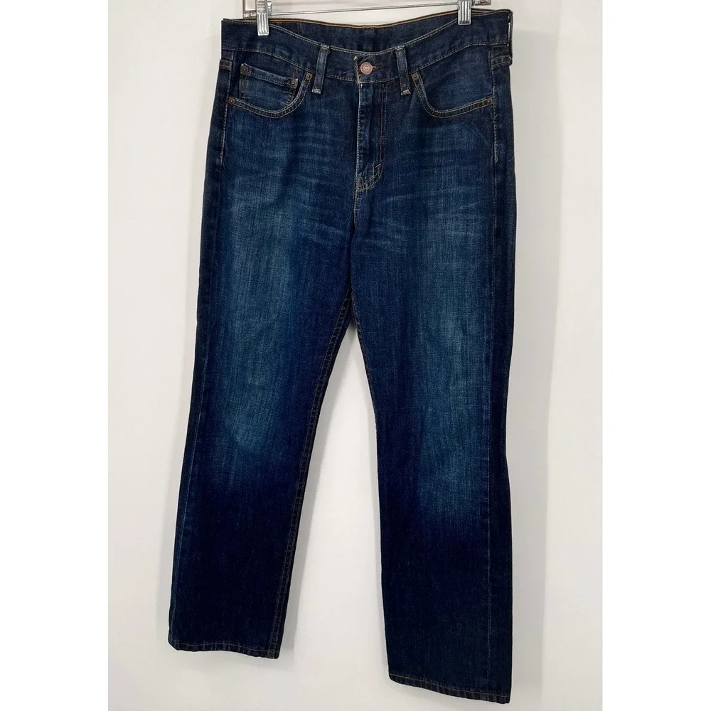 Levis‎ 514 Mens Athletic Taper Jeans Dark Wash Blue Denim W32 L29 18181-0014